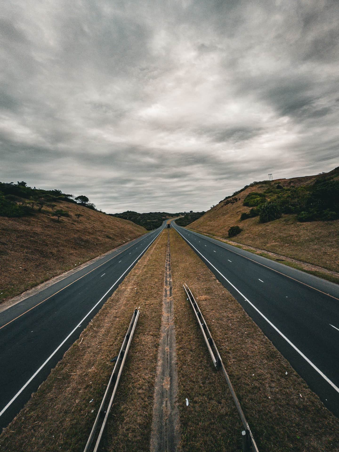An open road stretching through the South African landscape
